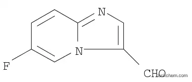Molecular Structure of 1019020-06-4 (6-fluoroimidazo[1,2-a]pyridine-3-carbaldehyde)
